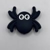 silicone black spider beads