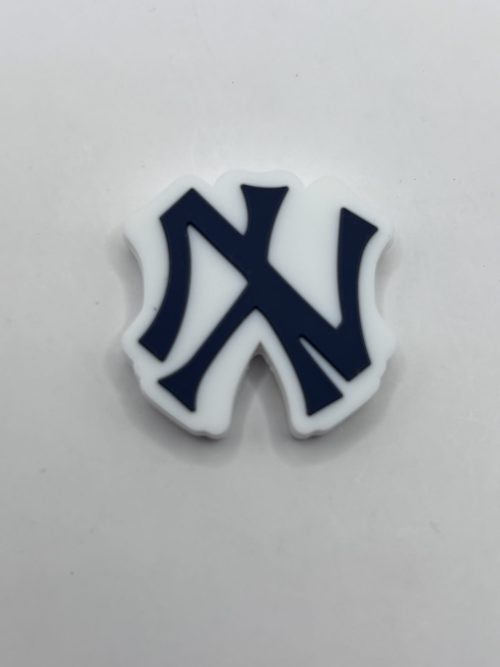 Silicone New York Yankees beads