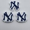 Silicone New York Yankees beads