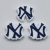 Silicone New York Yankees beads