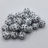 Silicone 15mm Round White LV beads