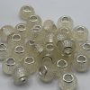 14mm Clear Rhinestone spacer Beads