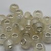 14mm Clear Rhinestone spacer Beads