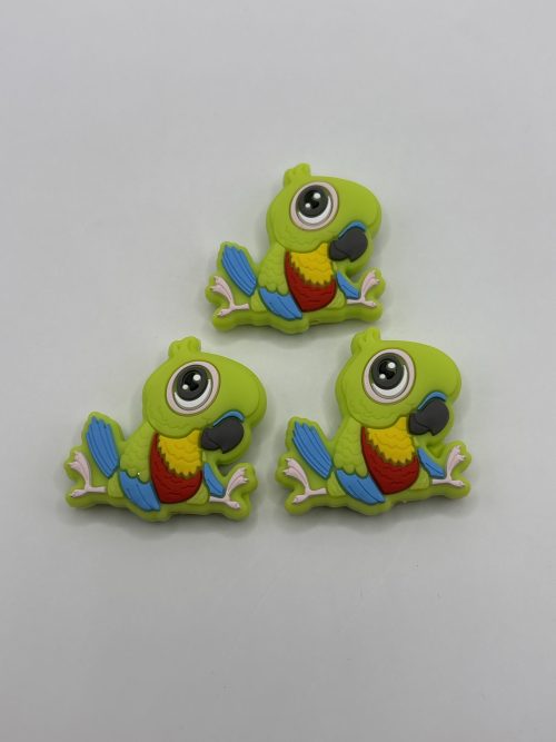 Green Parrot Beads