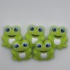 green frog beads