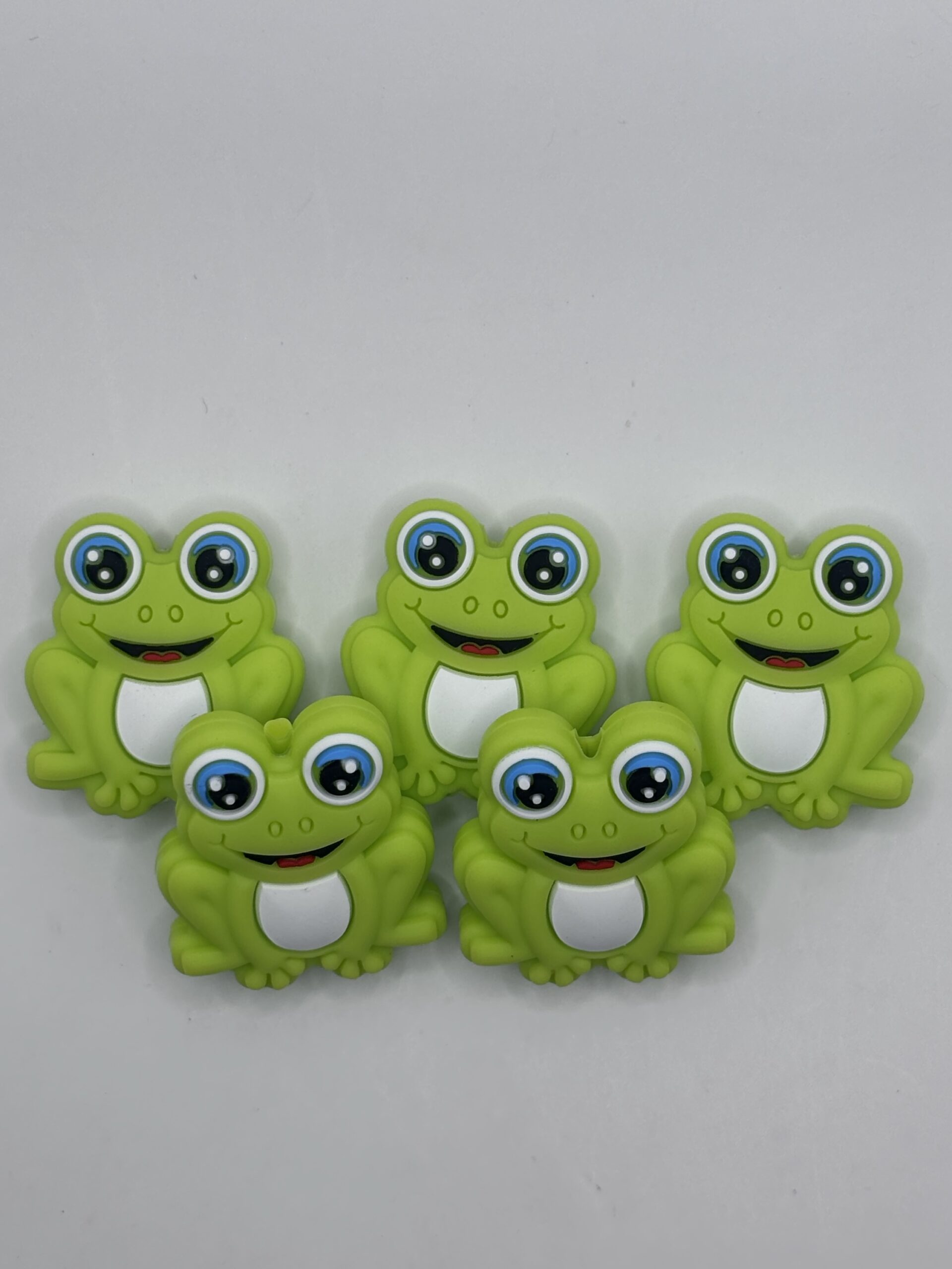 green frog beads