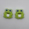 Silicone Green Frog Beads shaped Beads | CRAFT SUPPLY | Silicone beads set of 5