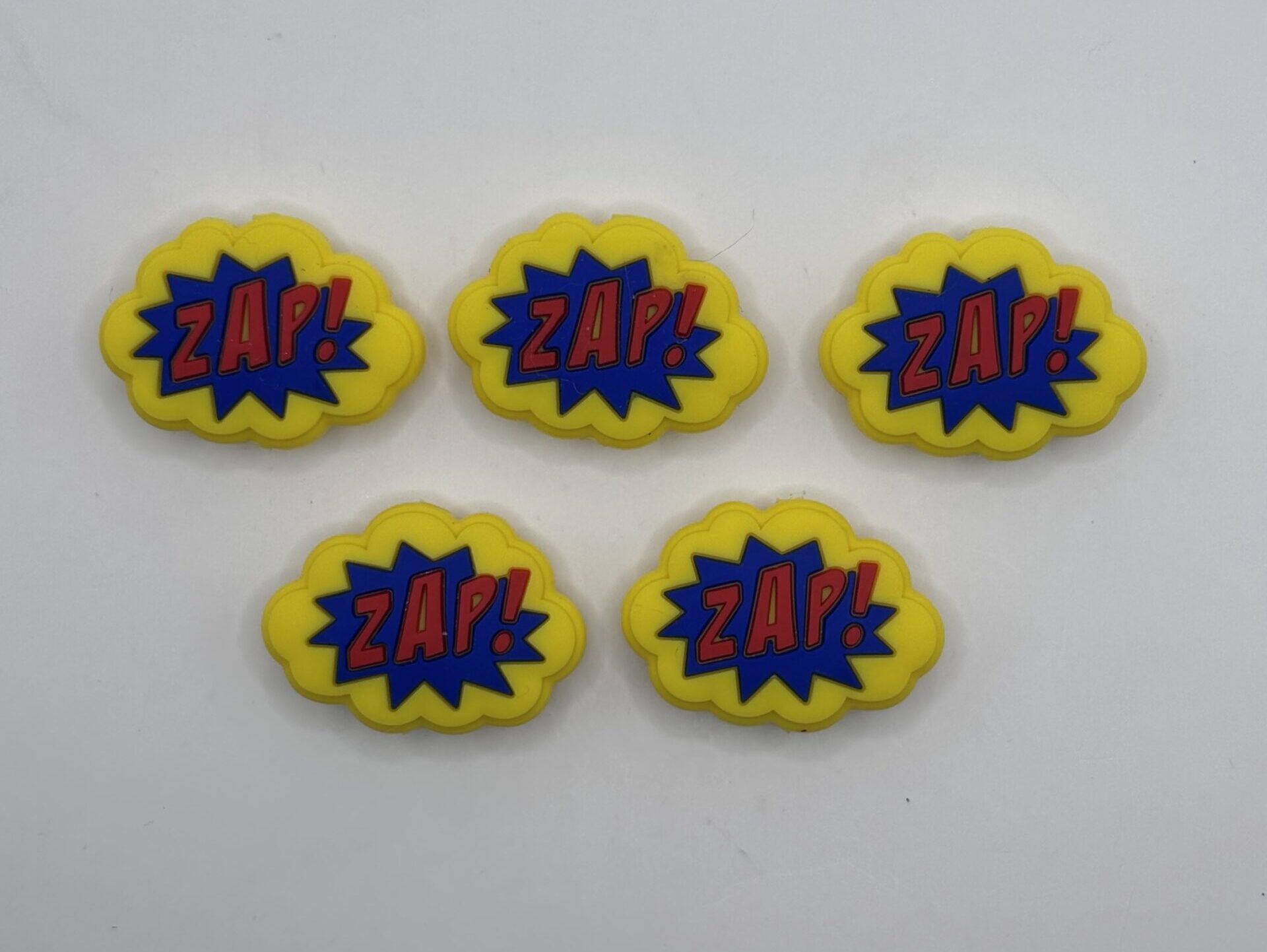 Silicone Superhero ZAP! Comic Beads