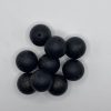 20mm black sparkle beads