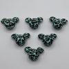 mint leopard mickey mouse beads