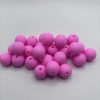 Silicone Round 12MM LIGHT Pink Beads