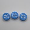 Blue Hello Baby Shower beads