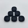 Silicone 12MM Black Quad beads