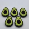 silicone avocado beads