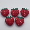 silicone strawberry beads