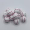 15mm baseball beads