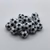 Silicone 15mm Soccer ball beads