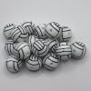 Silicone 19mm Volleyball Beads