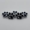 Silicone Paw Print Beads