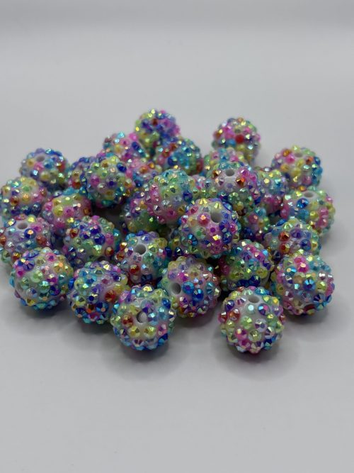 16mm Rainbow Rhinestone beads