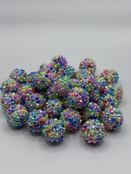 16mm Rainbow Rhinestone beads