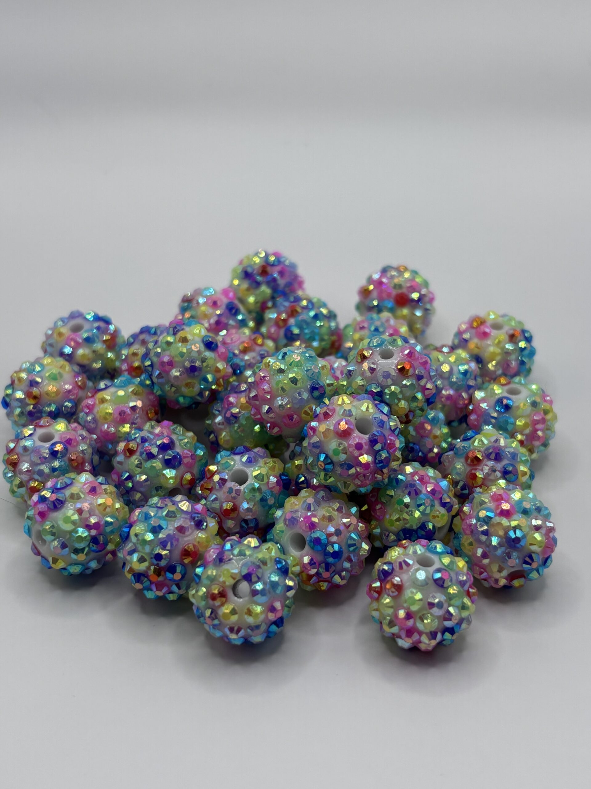 16mm Rainbow Rhinestone beads