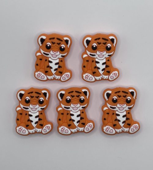 silicone tiger beads