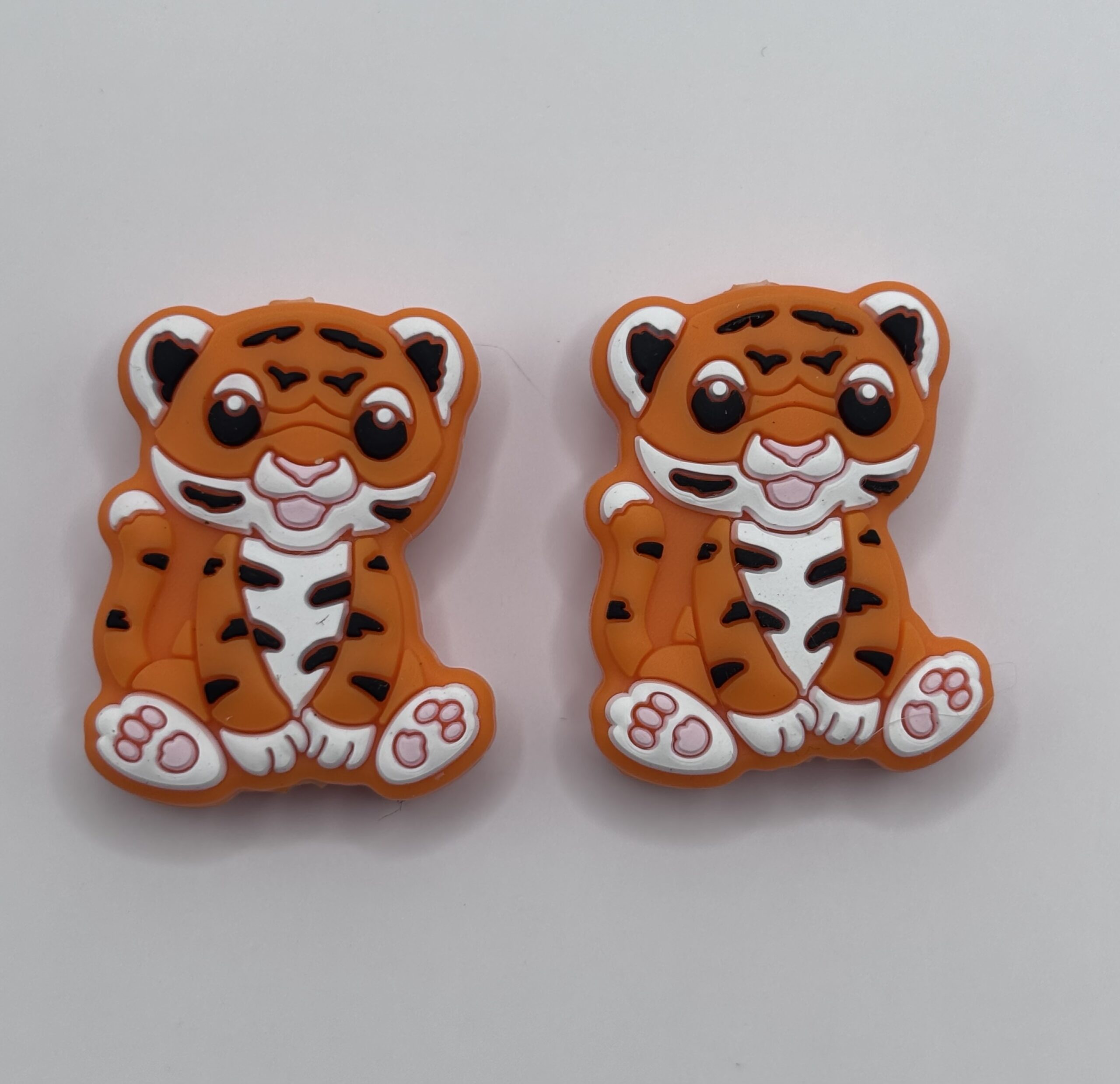 silicone tiger beads