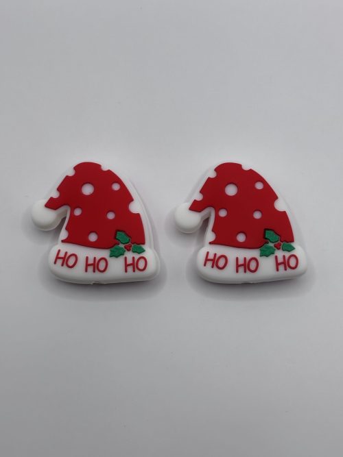 Silicone Santa Hat Beads