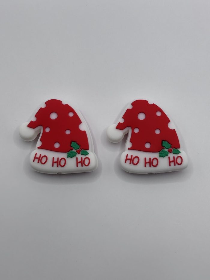 Silicone Santa Hat Beads