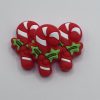 silicone candy cane beads