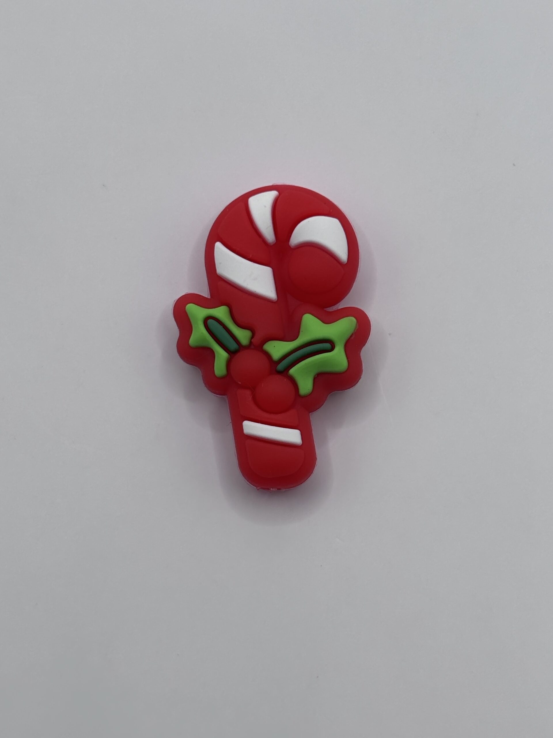 silicone candy cane beads