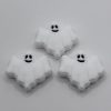 Silicone White Ghost Beads