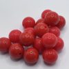 Silicone 15mm Glossy Red beads