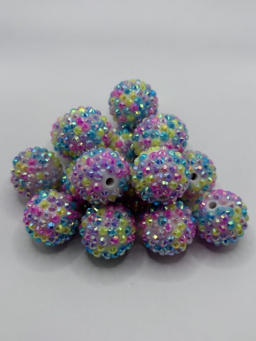 20mm Rainbow Rhinestone beads