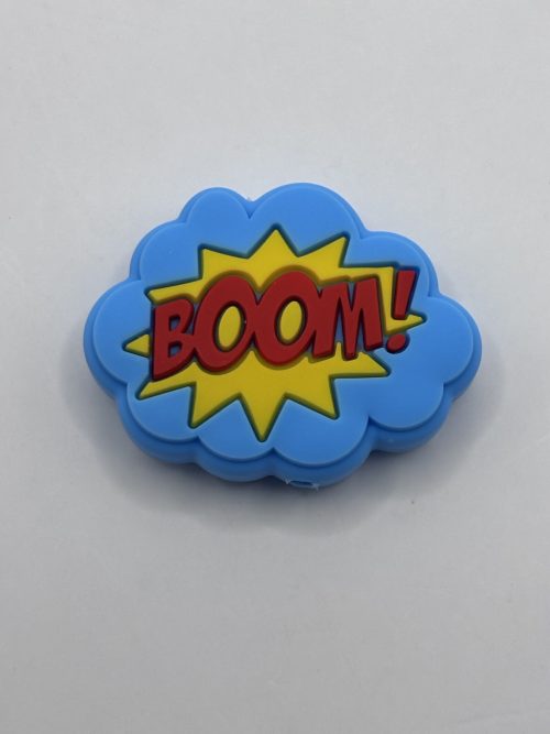 Silicone Superhero BOOM! Comic Beads