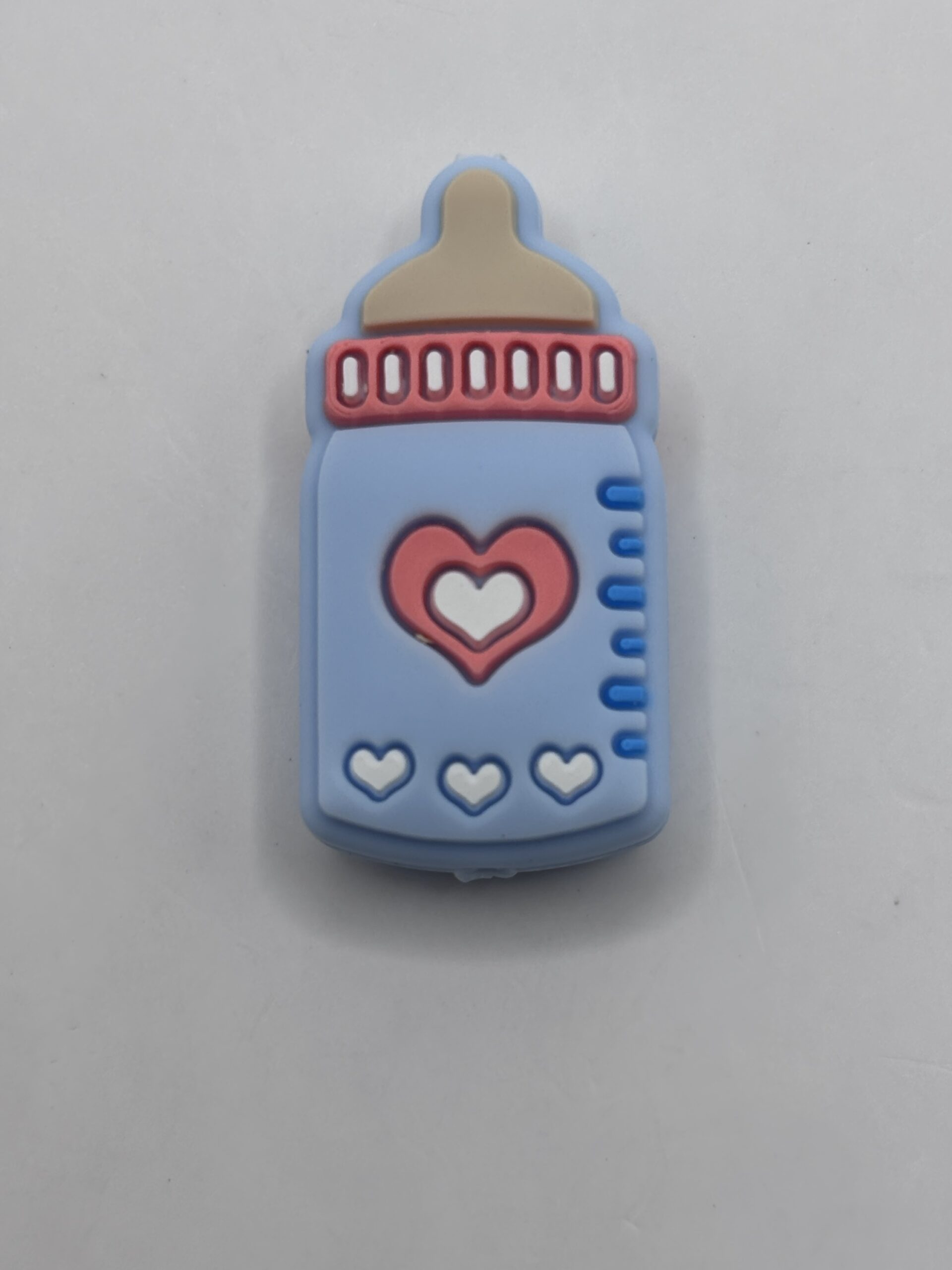 Silicone Blue Boy bottle beads