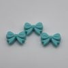 Silicone Teal Bow Beads