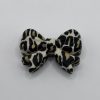 Silicone Creme Leopard Beads