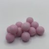 Silicone 15mm Pink sparkle Beads