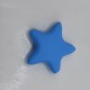 Silicone Blue Star Beads