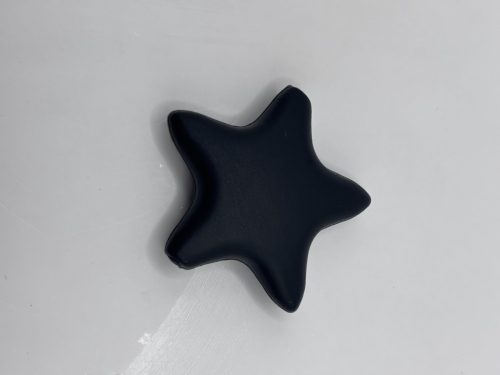 Silicone Black Star Beads