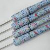 Blue Flower Beadable Pens